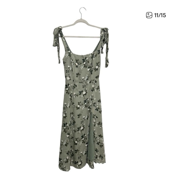 Reformation Twilight dress in Verde size 6 - Picture 6 of 8